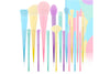 Kit Rainbow | 17 Pinceaux à Maquillage