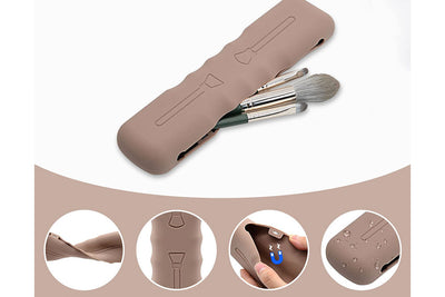 Magnetic Silicone Case for Makeup Brushes
